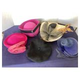 Group of 5 Vintage Felt Hats