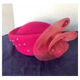 Group of 5 Vintage Felt Hats