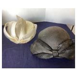 Group of 4 Vintage Straw Hats
