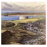 Signed and Numbered Golf Print: Tralee Golf Club, 3rd Hole "The Castle"