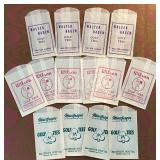 Group of Vintage Golf Tee Bags
