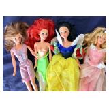 Group of 4 Disney Dolls