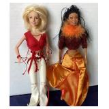Pair of Celebrity Dolls