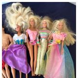 Group of Barbies and Friends