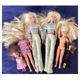Group of Barbie Friends