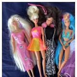 Group of 8 Barbies