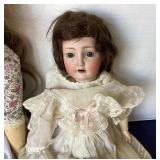 Pair of Antique German Bisque Dolls