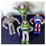 Group of 4 Assorted Buzz Lightyear Action Figures