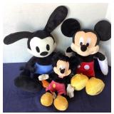 Group of 3 Disney Plush Toys