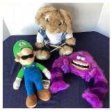 Mixed Group of 3 Plush Toys