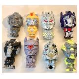 Group of 8 Transformer "Robots"