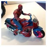 Tyco RC Jet Turbo Spiderman Car + Spiderman Batt. Op. Motorcycle + Spiderman Jet Ski