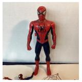 Large Group of Spiderman Action Figures and Accessories