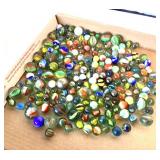 Tin Full of Vintage Marbles