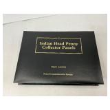 74pc Indian Head Cent and Stamp Collection