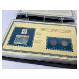 74pc Indian Head Cent and Stamp Collection