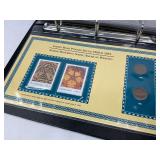 74pc Indian Head Cent and Stamp Collection