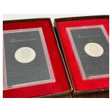 3x 1971-1973 Proof Silver Ike
