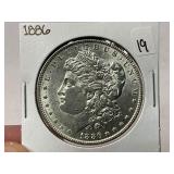 1886 Morgan Silver Dollar