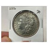 1886 Morgan Silver Dollar