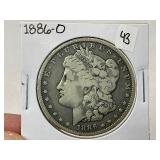 1886-O Morgan Silver Dollar