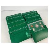 10x Proof Sets from 1994-1996