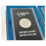Three Mint State GSA "CC" Morgan Silver Dollars!!
