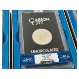 Three Mint State GSA "CC" Morgan Silver Dollars!!