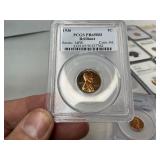 Complete 16pc Graded Set of Modern Era (1936-1958) Proof Wheat Cents!!