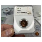 Complete 16pc Graded Set of Modern Era (1936-1958) Proof Wheat Cents!!