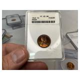 Complete 16pc Graded Set of Modern Era (1936-1958) Proof Wheat Cents!!