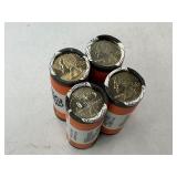 4x Lot of BU Mint-Wrapped Statehood Quarters P&D