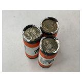 3x Lot of BU Mint-Wrapped Statehood Quarters P&D