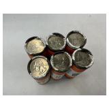 6x Lot of BU Mint-Wrapped Statehood Quarters P&D