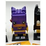 LEGO BrickHeadz Set of 4: Joker, Batgirl, Batman, Robin Figures with Manuals