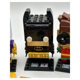LEGO BrickHeadz Set of 4: Joker, Batgirl, Batman, Robin Figures with Manuals