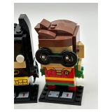 LEGO BrickHeadz Set of 4: Joker, Batgirl, Batman, Robin Figures with Manuals
