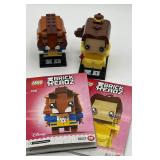 LEGO BrickHeadz Disney 41596 Beast & Belle and 40371 Easter Egg Set