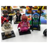 Large Collection of LEGO Batman Minifigures and Playsets