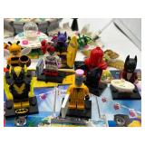 Large Collection of LEGO Batman Minifigures and Playsets