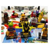 Large Collection of LEGO Batman Minifigures and Playsets