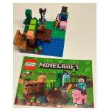 Collection of LEGO Minecraft Sets with Manuals