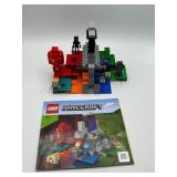Collection of 4 LEGO Minecraft Sets with Instruction Manuals