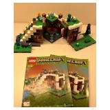 Collection of 4 LEGO Minecraft Sets with Instruction Manuals