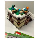 Collection of 4 LEGO Minecraft Sets with Instruction Manuals