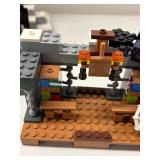 Collection of LEGO Minecraft Sets with Characters and Manuals