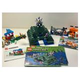 LEGO Minecraft Building Set Collection - Sets 21136, 21184, and 21178
