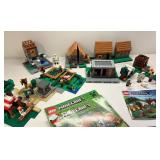 LEGO Minecraft Set Collection with Instruction Manuals