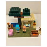 Large LEGO Minecraft Set with Mixed Building Kits and Minifigures