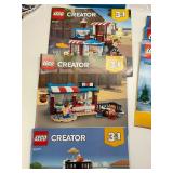 LEGO Creator 3-in-1 Sets with Manuals and Loose Bricks